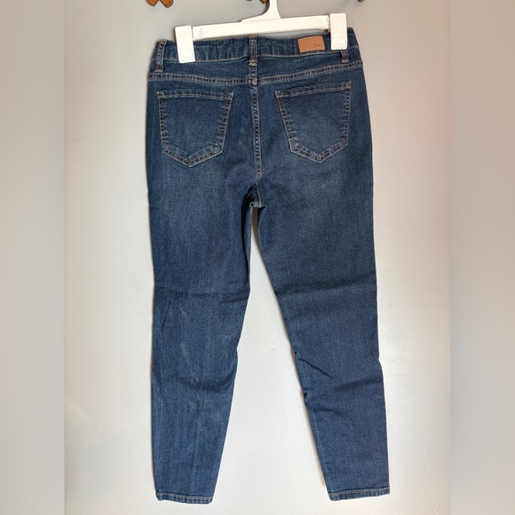 Women's Dark Blue Skinny Jeans - Picture 2 of 3